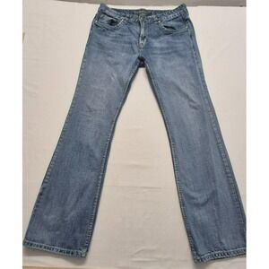 Axe & Crown men's boot fit medium wash denim blue jeans sz.34x34